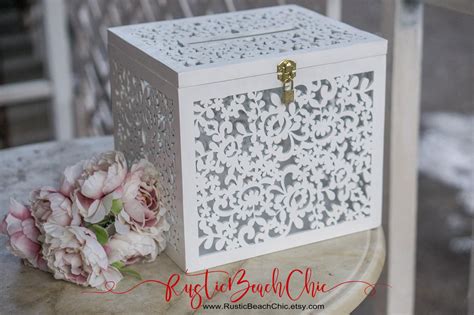 metal wedding card box with lock|extra large wedding card box.